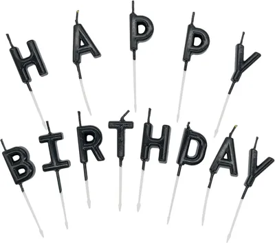 Imagen del producto de Velas de "Feliz Cumpleaños", velas para decoración de tartas, decoración, cumpleaños, vela, para tarta de cumpleaños, color