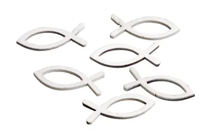 Produktbild von 8 Streuteile Fisch weiß