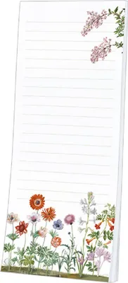 Produktbild von Magnet Notizblock Blumen 'Blumen aus dem Nassau Florilegium', Kühlschrankmagnete Kühlschrankmagnet Gartenblumen
