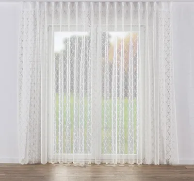 Produktbild von Dekoria Gardine mit flämischen 2-er Falten, ecru, 300 x 265 cm