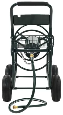 Produktbild von vidaXL Gartenschlauchwagen mit 1/2" Schlauchanschluss 75 m Stahl