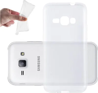 Produktbild von Cadorabo Hülle für Samsung Galaxy TREND 3 Schutz Hülle in Transparent Schutzhülle TPU Silikon Cover Etui Case