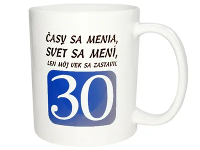 Obrázok produktu pre Hrnček pre 30 ročných