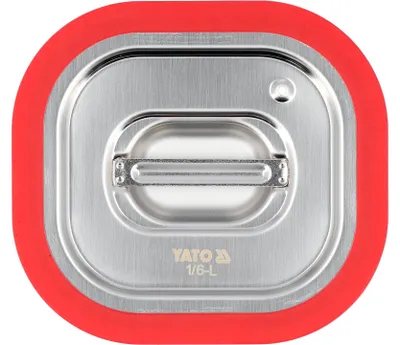 Produktbild von Gastro Behälter GN 1/6 Deckel mit Dichtung aus Edelstahl