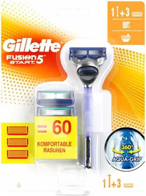 Produktbild von Gillette Fusion 5 Starter Razor with 3 Blades