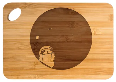 Produktbild von Mr. & Mrs. Panda Schneidebrett Faultier Tochter - Transparent - Geschenk, Frühstücksbrettchen, Küchenbrett, Holzbrett, schneidbrett, Muttertag, Mama, Geburtstag, Mutter