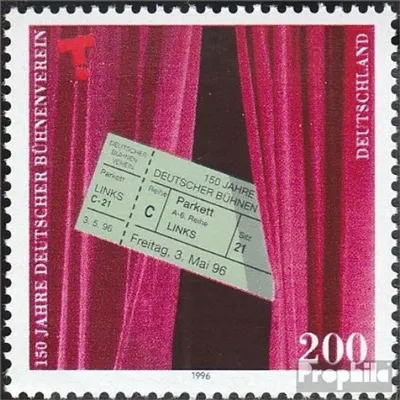 Produktbild von Briefmarken BRD (BR.Deutschland) 1996 Mi 1857 (kompl.Ausg.) FDC 150 Jahre Deutscher Bühnenverein