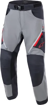 Obrázok produktu pre Alpinestars Maxdura, motocyklové textilné nohavice, sivé/červené, krátke, veľkosť 38