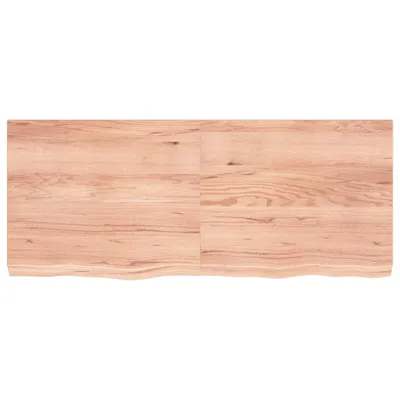 Immagine prodotto di Piano tavolo vidaXL marrone chiaro 120x50x(2-6) cm in legno massello di rovere trattato