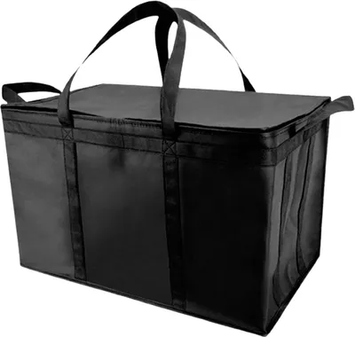 Produktbild von Isolierte, wiederverwendbare Einkaufstasche, zusammenklappbare Kühltasche für Lebensmittellieferungen, robuste, tragbare Lebensmittellieferungstasche mit großer Kapazität