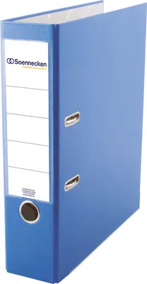 Zdjęcie produktu dla Folder Soennecken 3336 DIN A4 80mm PP niebieski