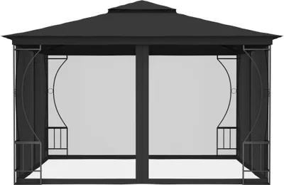 Produktbild von Möbel Garten-Pavillon Wasserdicht Design - Pop-Up-Partyzelt/ Festzelt - mit Netz 300x300x265 cm Anthrazit Top6283801