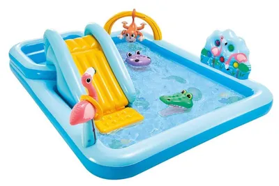 Produktbild von INTEX 57161NP - Playcenter - Jungle Adventure (244x198x71cm) Garten Kinder Planschbecken