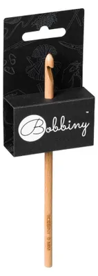 Produktbild von Bobbiny Häkelnadel Buchenholz Länge 17 cm Stärke 4-16 mm Durchmesser 8.0 mm