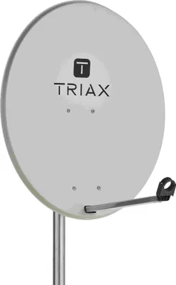 Image de Antenne TRIAX Offset, en acier, 85 x 75 cm, gris clair, 1 pièce.