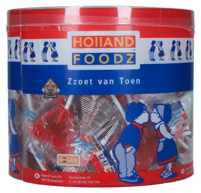 Obrázek produktu pro Holland Foodz Srdíčkové lízátka, balení po 75 ks