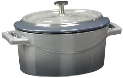 Zdjęcie produktu dla Garnek Agnelli Slowcook COGHSOP12612Y z pokrywką, wykonany z żeliwa/żeliwo-aluminium, średnica 12 cm, nadaje się do użytku na płytach indukcyjnych