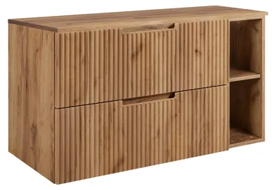 Zdjęcie produktu dla Szafka łazienkowa, dąb Craft, 100 (80 + 20) x 58,6 x 46 cm