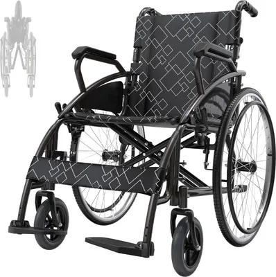 Obrázek produktu pro Transportní vozík, přenosný design, nastavitelné područky, stříbrná barva