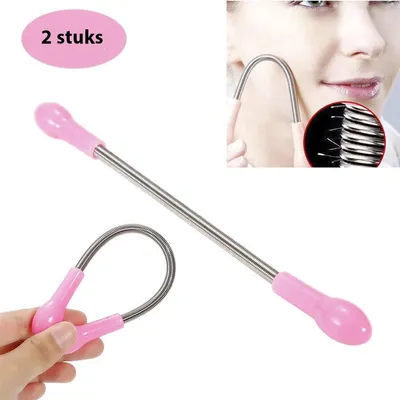 Produktbild von CHPN - Epilationsfeder - Epilation - 2 Stück - Epilationsfeder - Epilationsgerät - Gesichtshaare entfernen - Haare leicht aus dem Gesicht entfernen