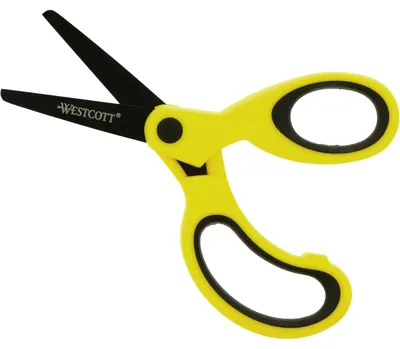 Obrázok produktu pre Westcott KidsNEON nožnice E-21563 00 okrúhly hrot 13cm žlté