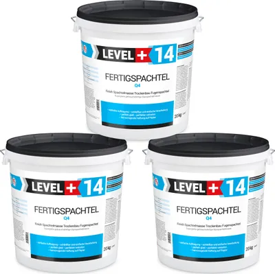 Produktbild von Spachtelmasse Fertigspachtel 60Kg Glättspachtel Gipsspachtel Polymerbasis Gebrauchsfertig Für Trockenbau RM14
