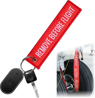 Produktbild von RBF REMOVE BEFORE FLIGHT Schlüsselanhänger - Schlüsselanhänger | Originelles Geschenk