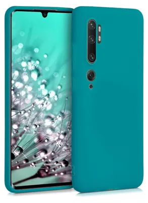 Produktbild von kwmobile Handyhülle für Xiaomi Mi Note 10 / Note 10 Pro Hülle - weiches Handy Silikon Case - Schutzhülle Cover - Petrol matt