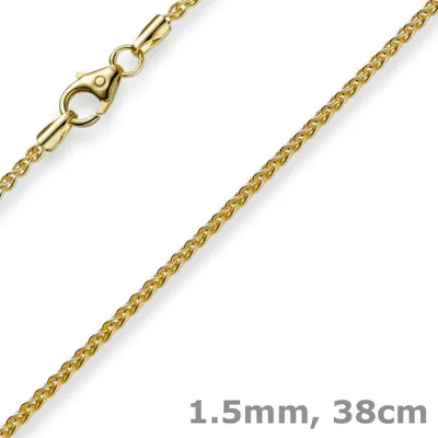 1-5mm-Zopfkette-aus-750-Gelbgold-38cm