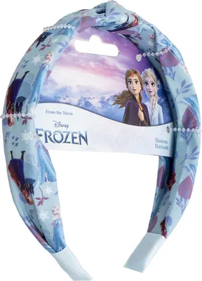 Zdjęcie produktu dla Dziecica opaska do wosw Disney Frozen z motywem Elsy i Anny dla dziewczynek