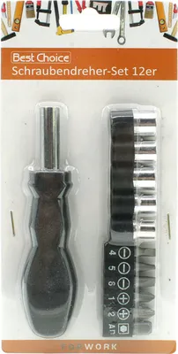 Produktbild von Schraubenzieher Multifunk. 10in1+ 11 Bit-Stecker
