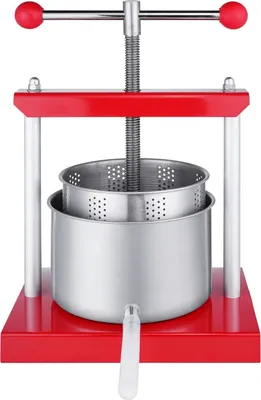 Produktbild von Prasa do owoców Wyciskarka do wina Sokowirówka 3L ze stali nierdzewnej Ręczna prasa do owoców Młynek do owoców Wyciskarka do jabłek do użytku kuchennego i domowego Wyciskanie CEEDIR