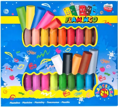 Obrázok produktu pre Hasta Plastelina 24 kolory - miękka i łatwa w modelowaniu