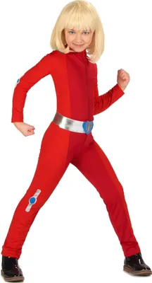 Immagine prodotto di Costume da spia per bambini costume di carnevale rosso-argento - 134/140 (10-12 anni)