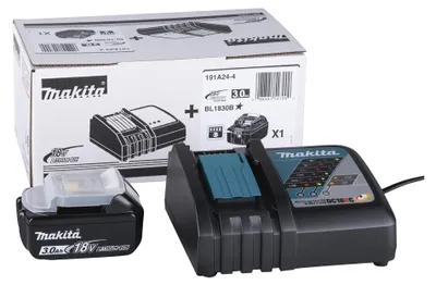 Image de Power Pack MAKITA 191A24-4 18V LXT batterie 3Ah et chargeur rapide