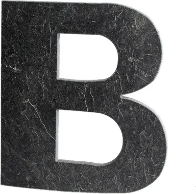 Produktbild von Hausnummer Lily aus Schiefer (Variante: B) Variante: B