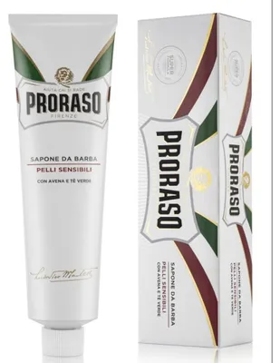 Produktbild von Proraso Shaving Soap in A Tube Sensitive Skins, Rasierseife, Männer, Empflindliche Haut, 150 ml, Anti-Reizung, Beruhigend, Tube
