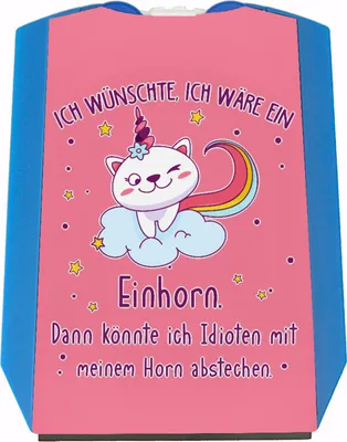 Produktbild von Katzen-Einhorn Parkscheibe Ich wünschte ich wäre ein Einhorn