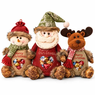 Productafbeelding van Set van 3 kerstcadeauzakken – FESTIBAG
