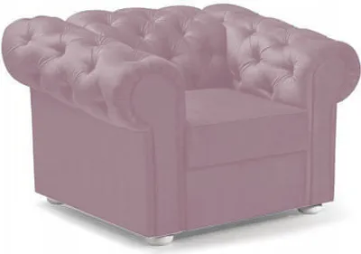 Produktbild von BEQUEMER ELEGANTER VALENTINO SESSEL FÜR DAS WOHNZIMMER (Rosa - Kronos 27)