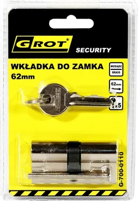 Produktbild von Zylinder-Einsatz 31/31 mm, 62 mm, Nickel, 5 Schlüssel – G-700-0110