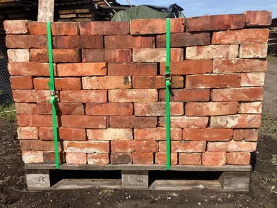 Produktbild von Alte Ziegelsteine aus dem Rückbau rot-orange 250x120x65 mm 324 Stck - historische Ziegelsteine, e Ziegelsteine