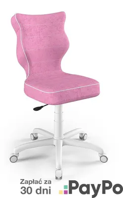Zdjęcie produktu dla Krzesło Wzrostowe Dla Dzieci I Młodzieży, Ergonomiczne Krzesło Do Biurka, Dla Osób O Wzroście 146-176 Cm, Białe Krzesło Visto 08