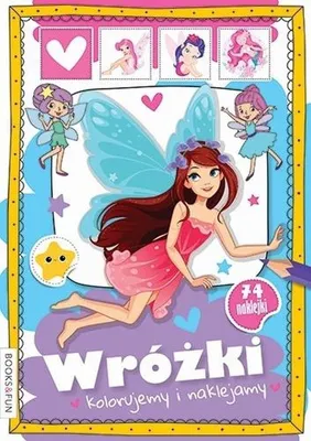 Image de Kolorowanka i naklejanka Wróżki dla dzieci