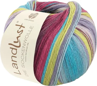 Produktbild von Lana Grossa Landlust DIE SOCKENWOLLE 150 g 6-fach Sockenwolle von Lana Grossa und Landlust 390 m Farbe 934 - Jade/Limette/Dunkelgrau/Mint/Türkis/Bordeaux/Hellgrau/…