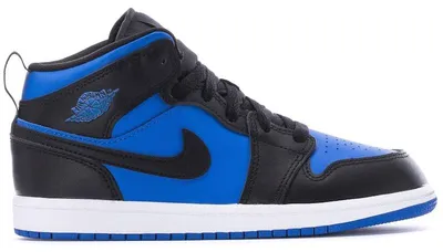 Produktbild von Jordan 1 Mid Black Royal Blue (PS) - EU 33.5