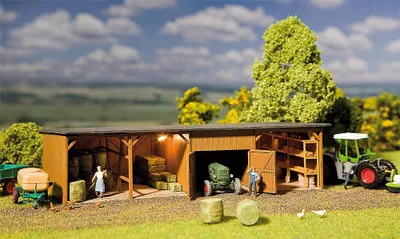 Produktbild von FALLER Heuballenlager mit Werkstatt, HO (1:87), Mehrfarbig