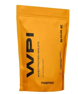 Produktbild von nowmax® WPI Protein 500 g Erdbeere – Whey Isolat 87% Protein