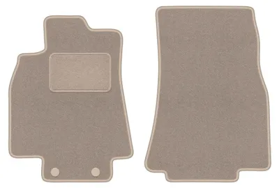 Immagine prodotto di Tappetini anteriori in moquette per Mercedes B- Klasa W245 2005-2011 (hatchback) – 2 pezzi, beige, su misura – Wielganizator LUX