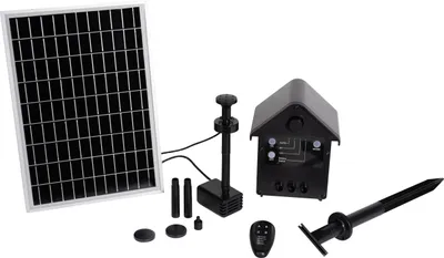 Produktbild von T.I.P. Solar-Teichpumpen Set 300/9 Fördermenge: 300 l/h 2 W